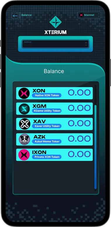 xterium-wallet-web3-polkadot-xode-blockchain-balance-01